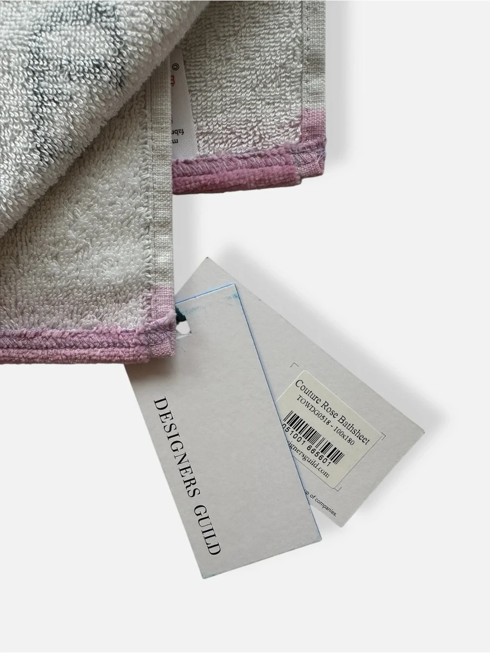 Bath Towel Designers Guild Couture Rose Floral (New With Tags)